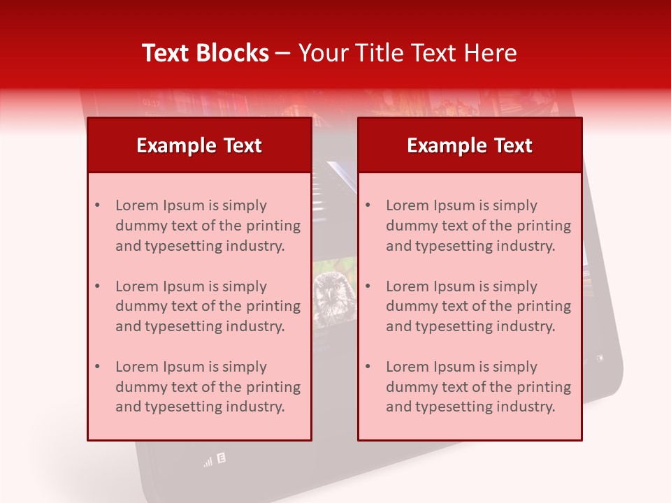 Communicator Concept Glossy PowerPoint Template