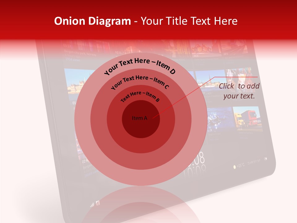 Communicator Concept Glossy PowerPoint Template