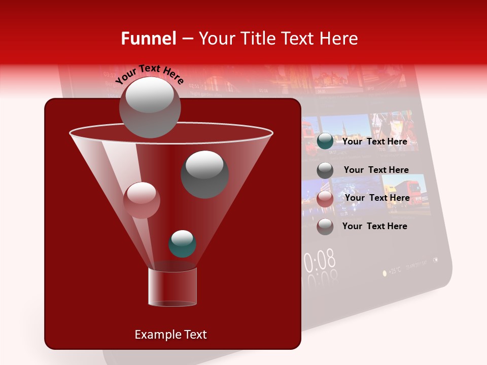 Communicator Concept Glossy PowerPoint Template