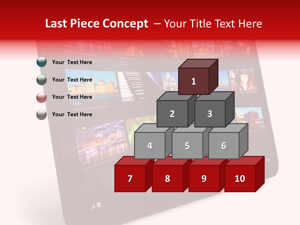 Communicator Concept Glossy PowerPoint Template