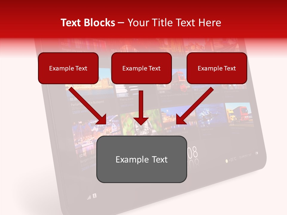 Communicator Concept Glossy PowerPoint Template