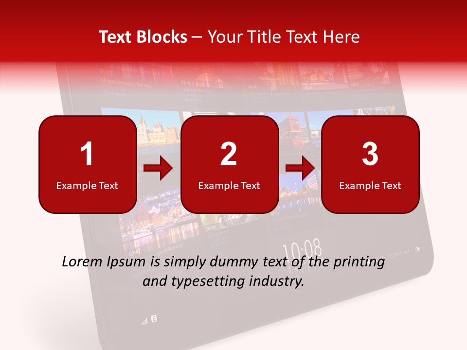 Communicator Concept Glossy PowerPoint Template