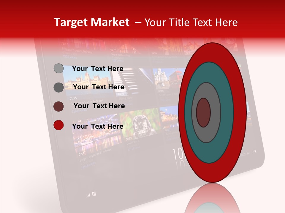 Communicator Concept Glossy PowerPoint Template