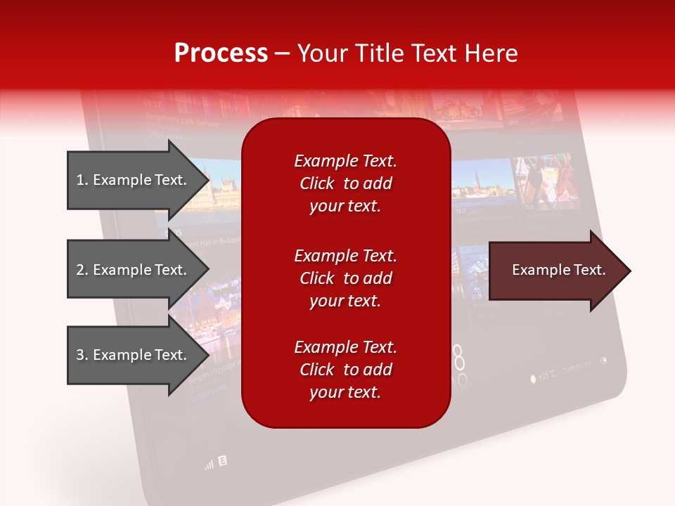 Communicator Concept Glossy PowerPoint Template