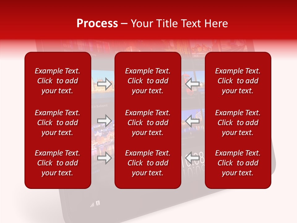 Communicator Concept Glossy PowerPoint Template