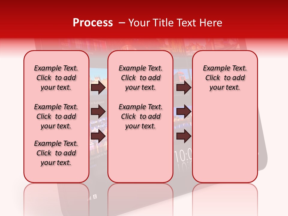 Communicator Concept Glossy PowerPoint Template