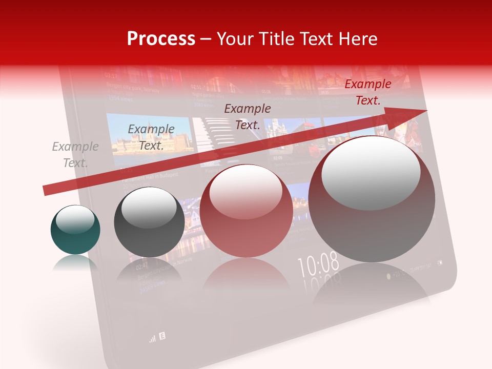 Communicator Concept Glossy PowerPoint Template