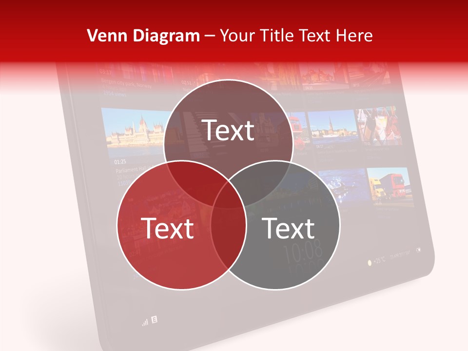 Communicator Concept Glossy PowerPoint Template