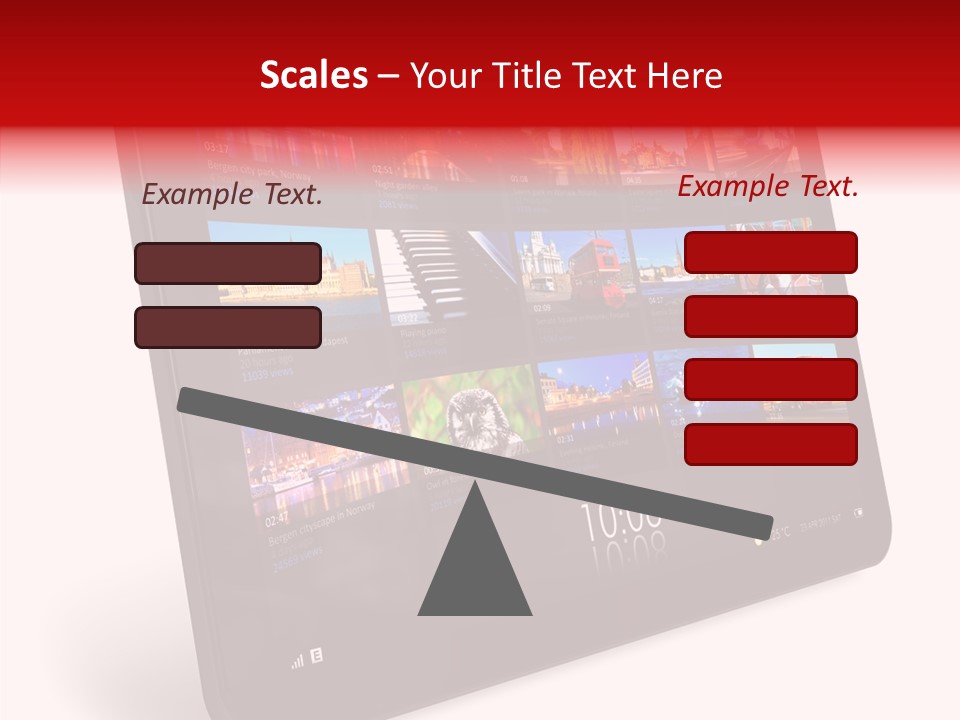 Communicator Concept Glossy PowerPoint Template