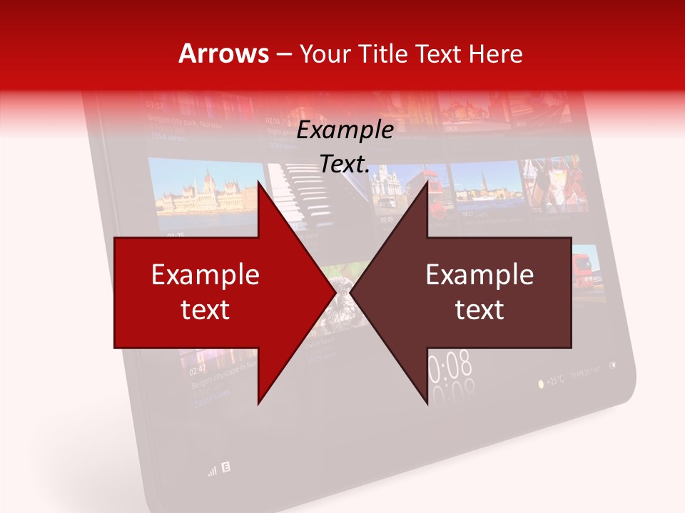 Communicator Concept Glossy PowerPoint Template