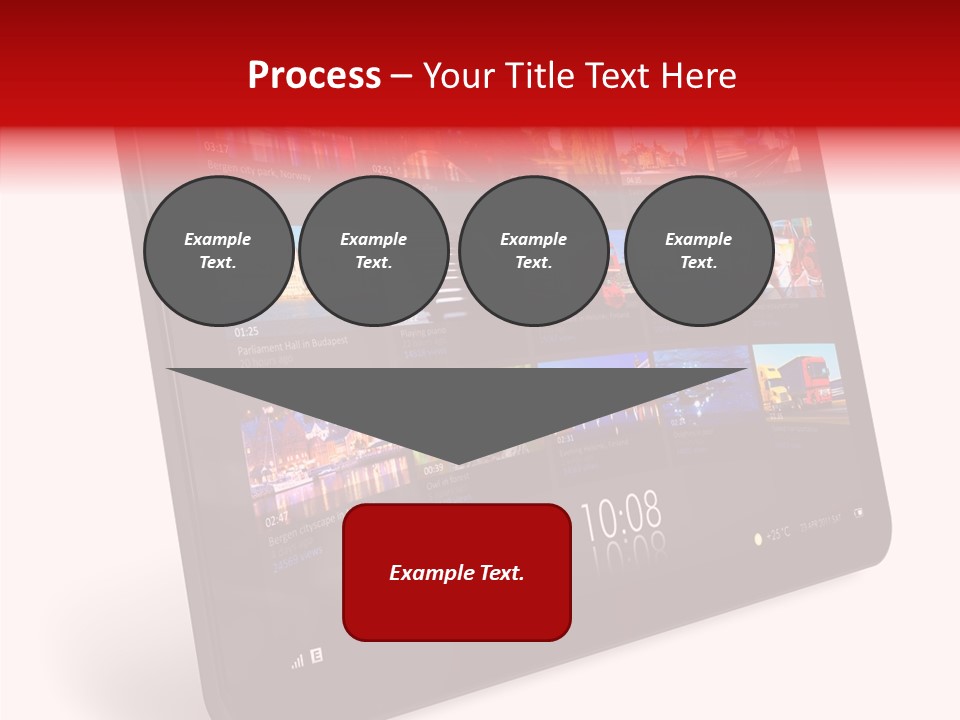 Communicator Concept Glossy PowerPoint Template