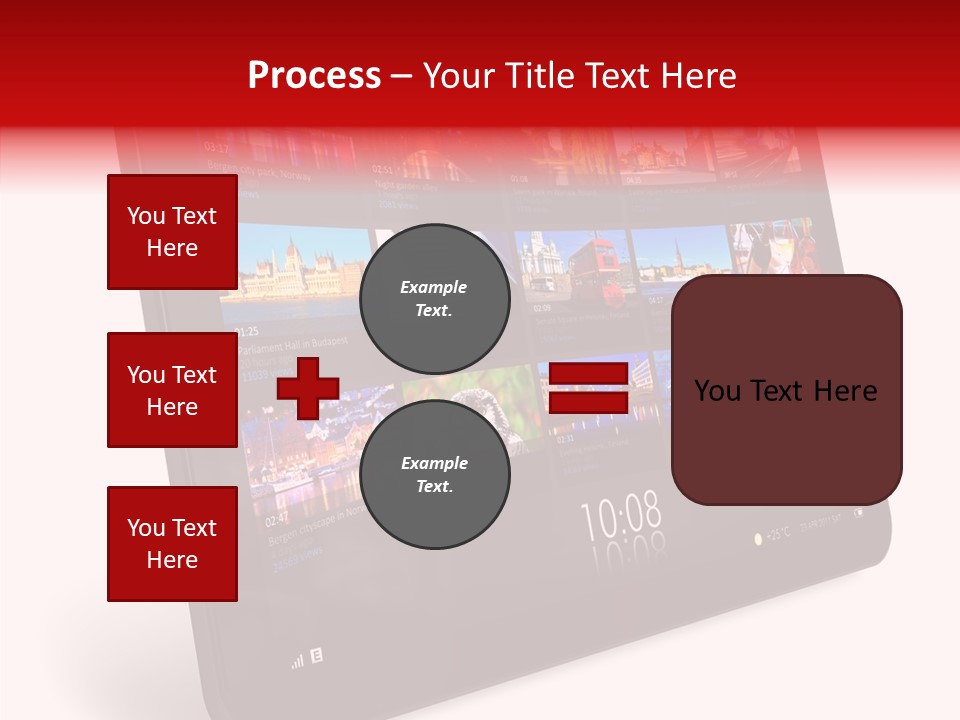 Communicator Concept Glossy PowerPoint Template