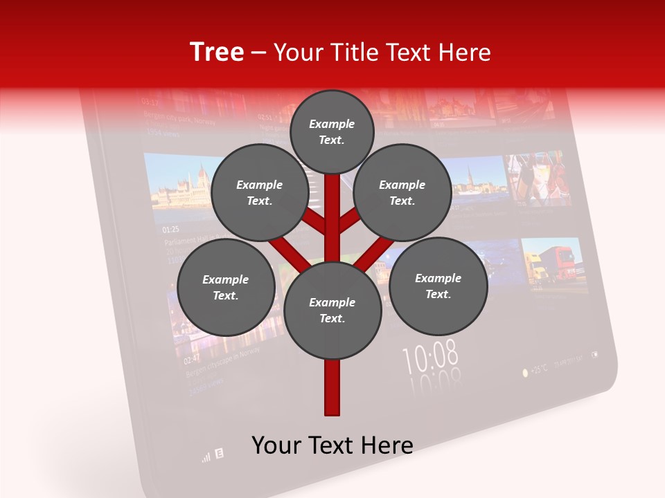 Communicator Concept Glossy PowerPoint Template