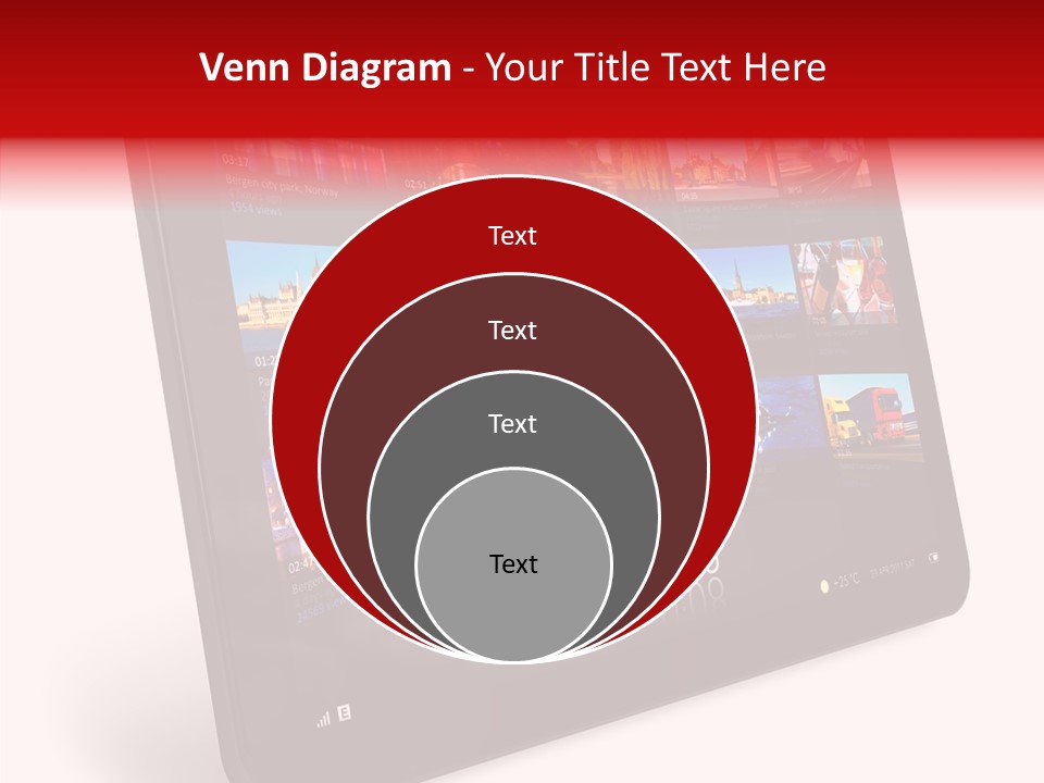 Communicator Concept Glossy PowerPoint Template