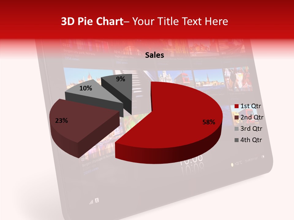 Communicator Concept Glossy PowerPoint Template