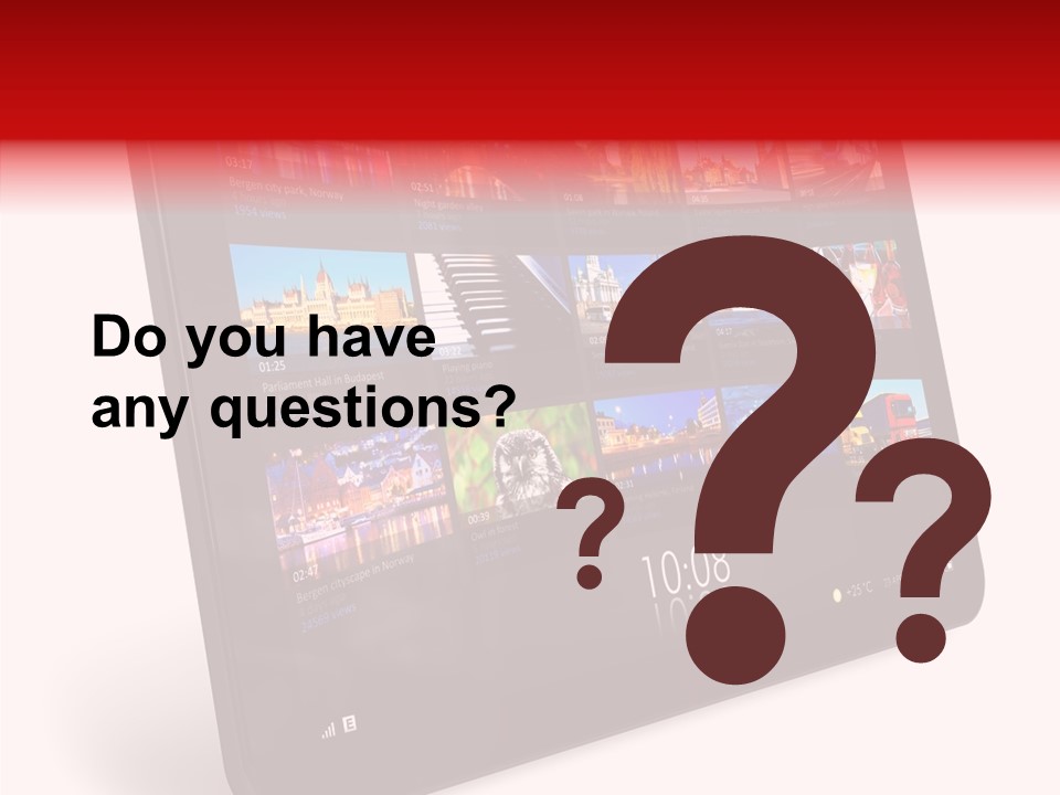 Communicator Concept Glossy PowerPoint Template