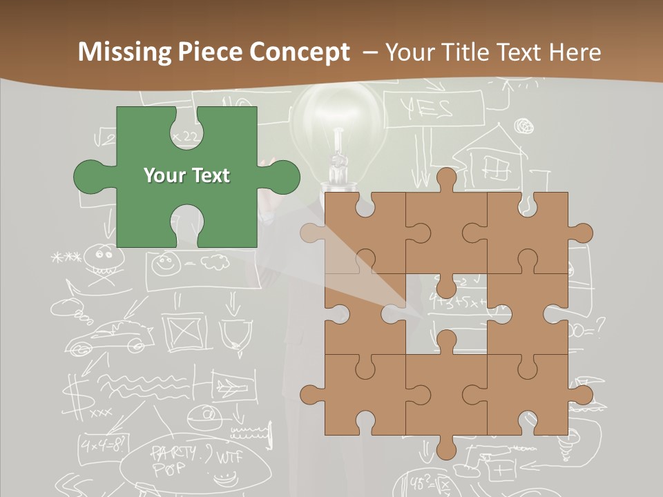 Leader Businessman  PowerPoint Template