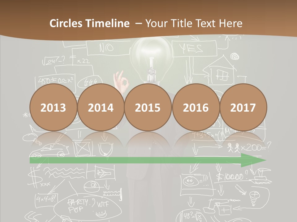 Leader Businessman  PowerPoint Template