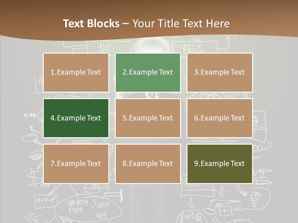 Leader Businessman  PowerPoint Template