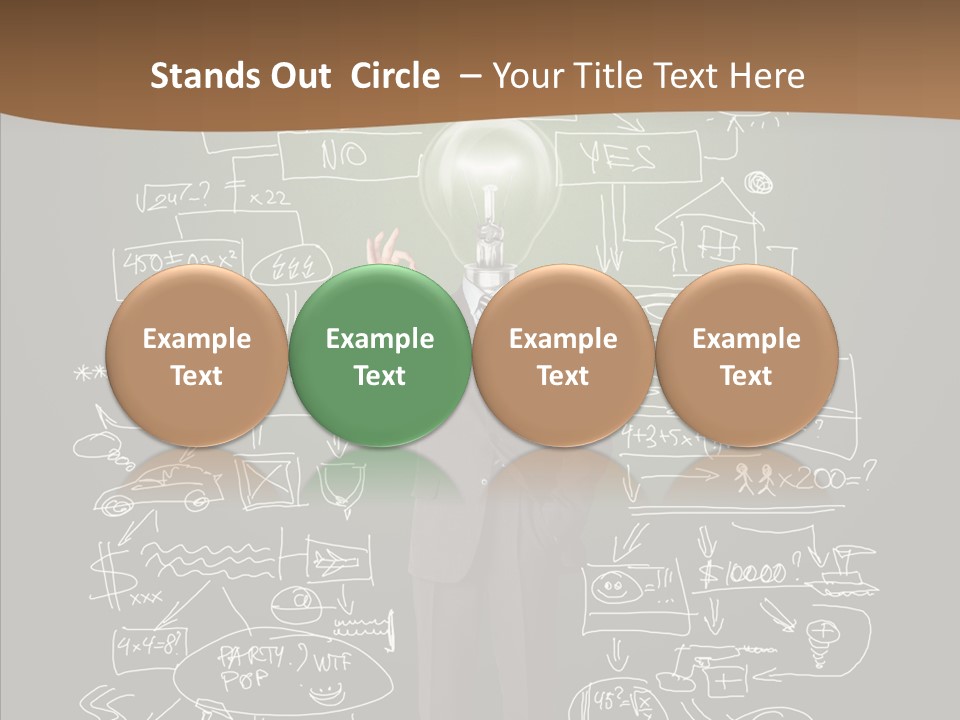 Leader Businessman  PowerPoint Template