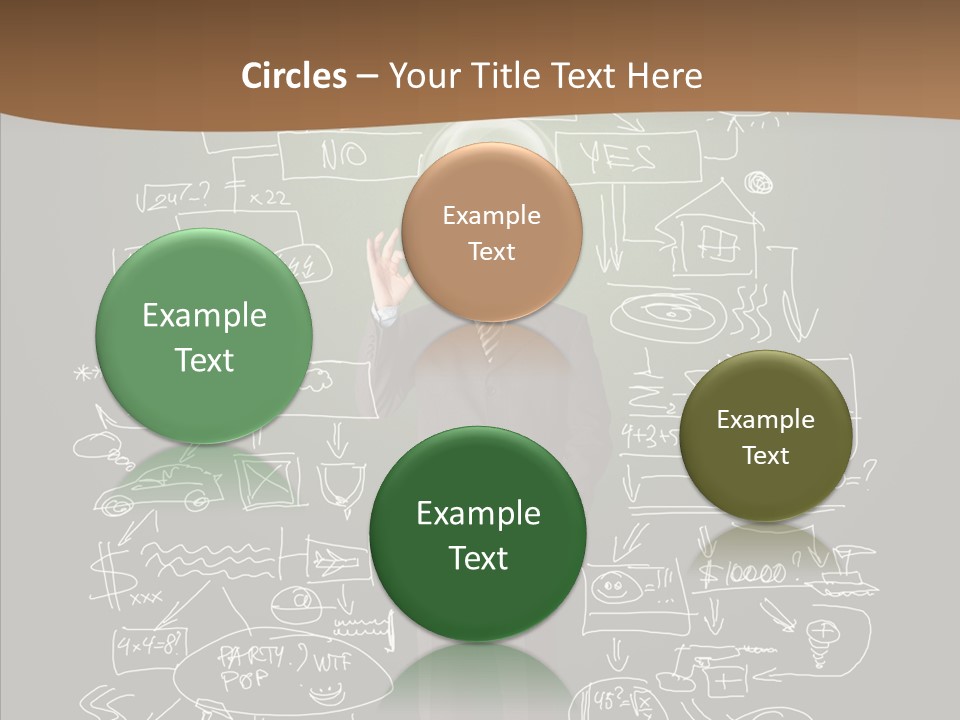 Leader Businessman  PowerPoint Template