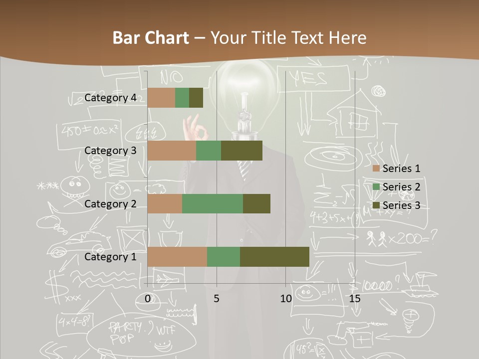 Leader Businessman  PowerPoint Template