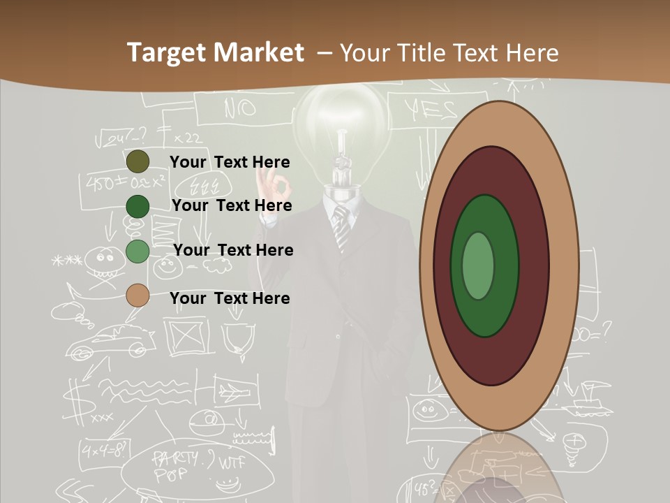 Leader Businessman  PowerPoint Template