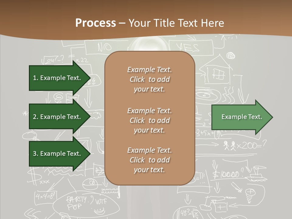 Leader Businessman  PowerPoint Template