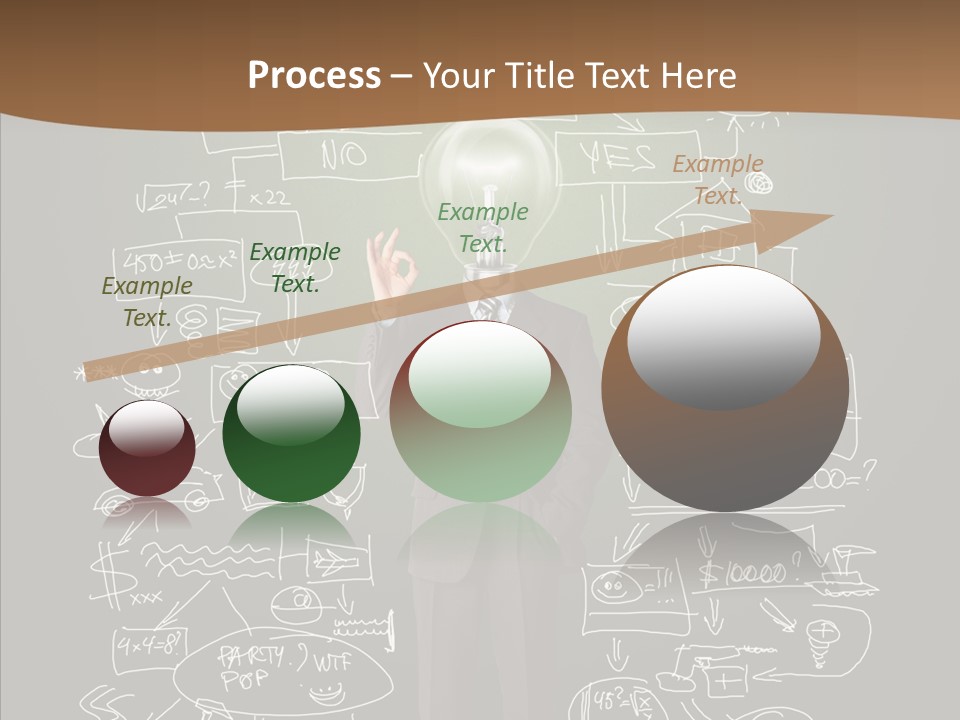 Leader Businessman  PowerPoint Template