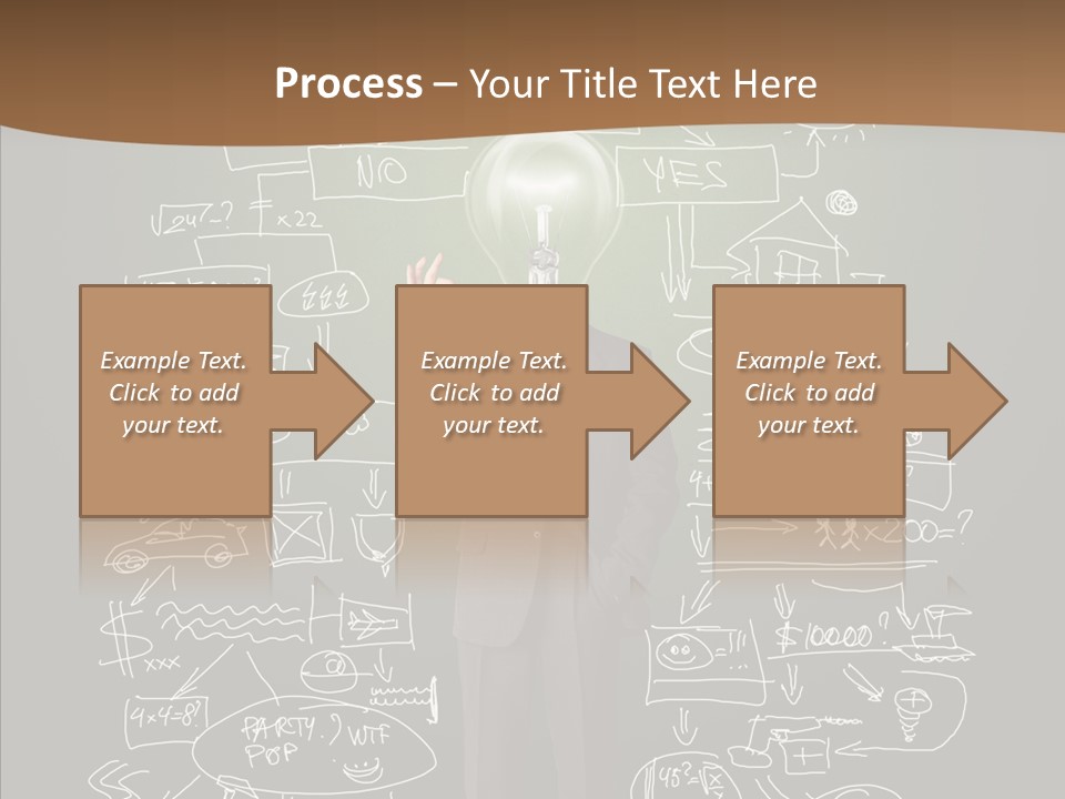 Leader Businessman  PowerPoint Template