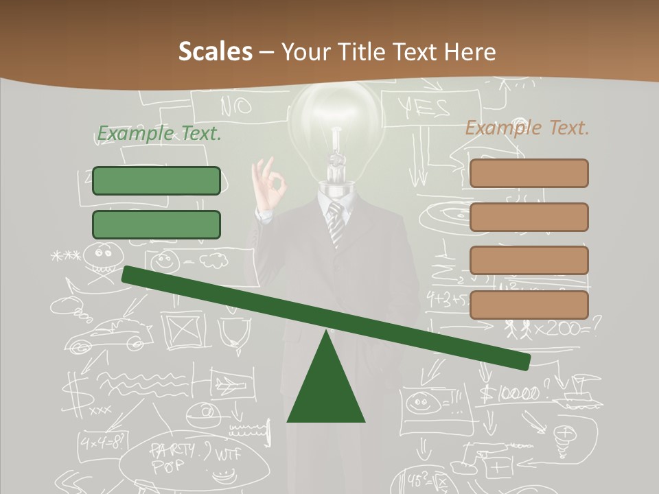 Leader Businessman  PowerPoint Template