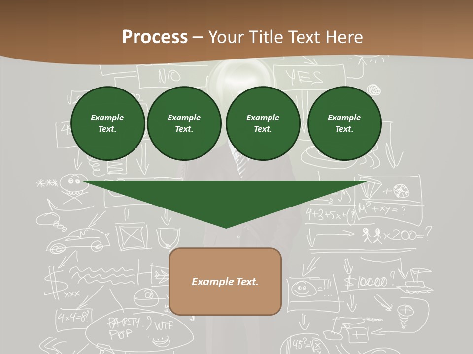 Leader Businessman  PowerPoint Template