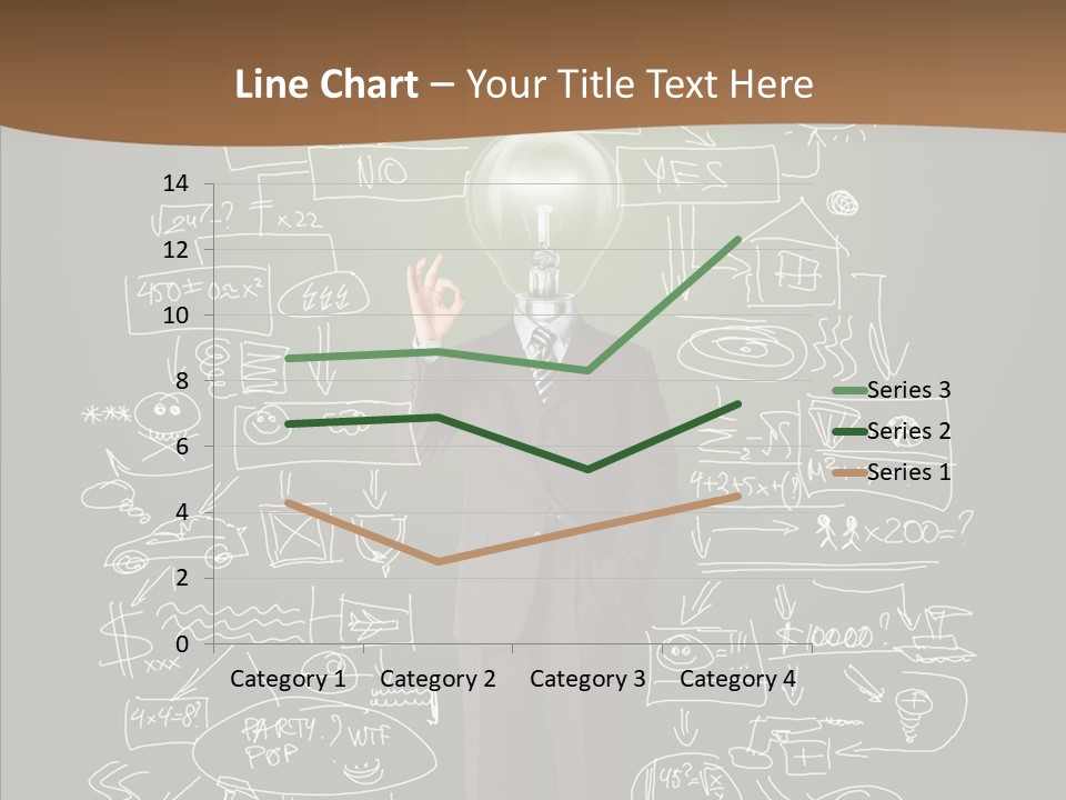 Leader Businessman  PowerPoint Template
