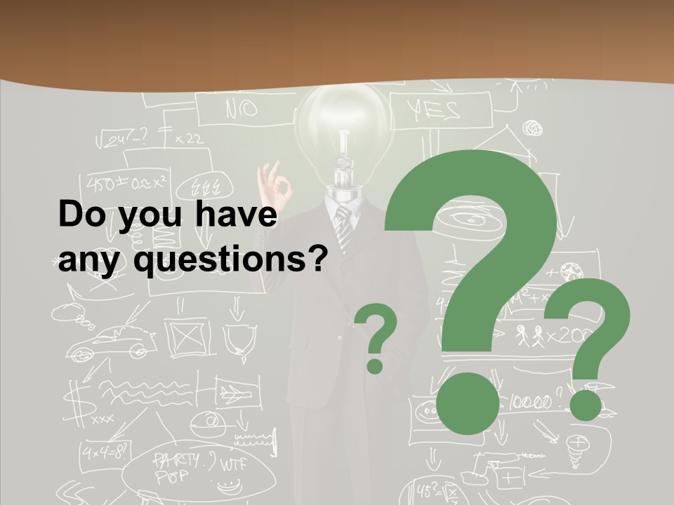 Leader Businessman  PowerPoint Template