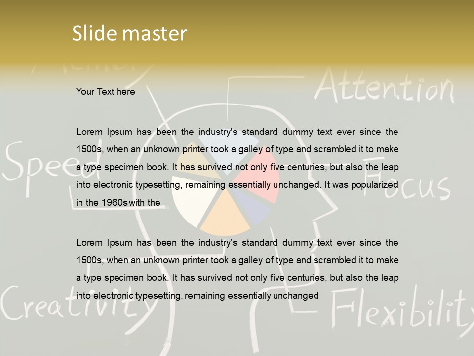 Blackboard Attention Analysis PowerPoint Template