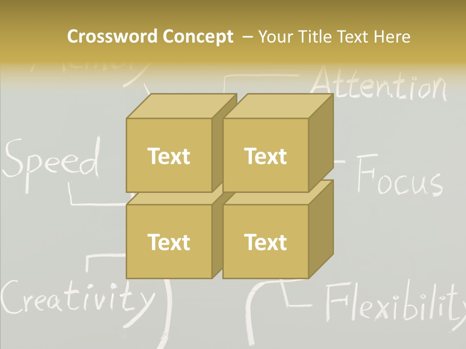 Blackboard Attention Analysis PowerPoint Template