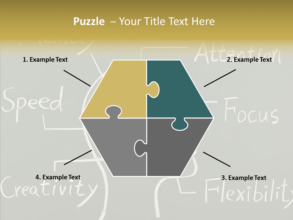 Blackboard Attention Analysis PowerPoint Template