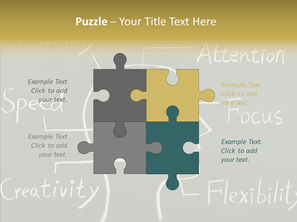 Blackboard Attention Analysis PowerPoint Template