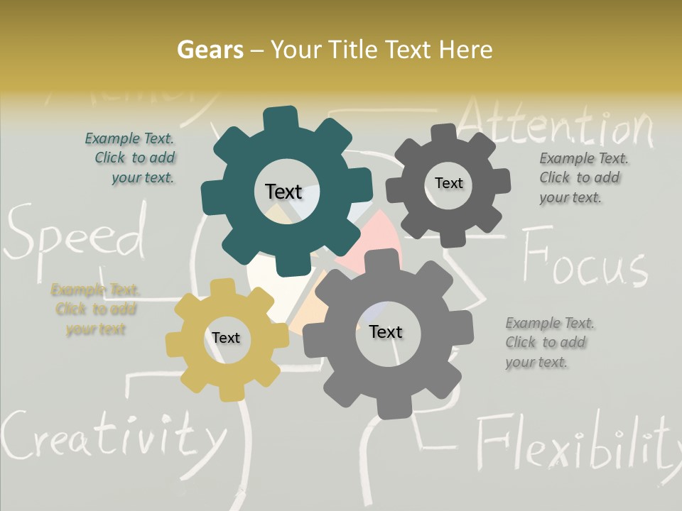 Blackboard Attention Analysis PowerPoint Template
