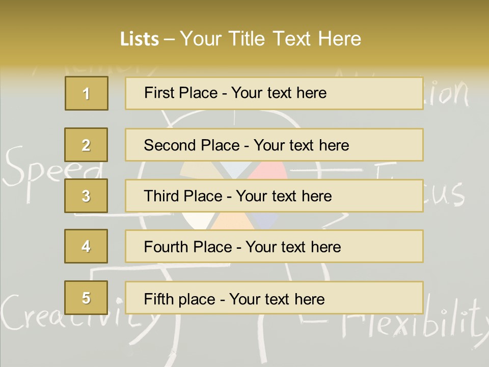 Blackboard Attention Analysis PowerPoint Template