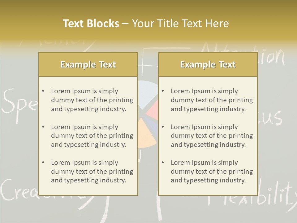 Blackboard Attention Analysis PowerPoint Template