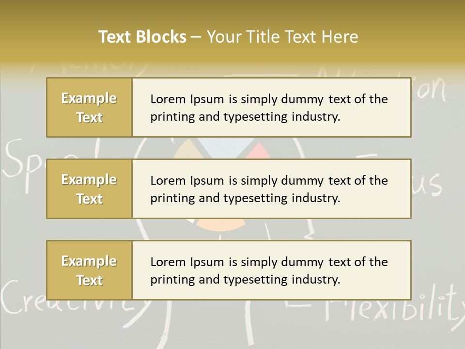 Blackboard Attention Analysis PowerPoint Template