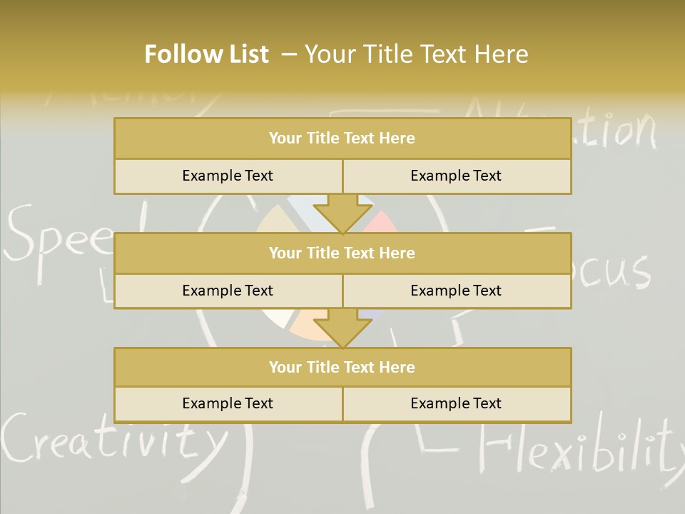 Blackboard Attention Analysis PowerPoint Template