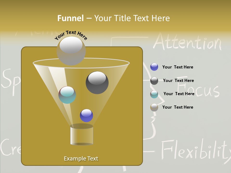 Blackboard Attention Analysis PowerPoint Template