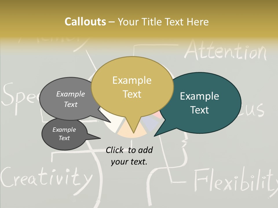 Blackboard Attention Analysis PowerPoint Template