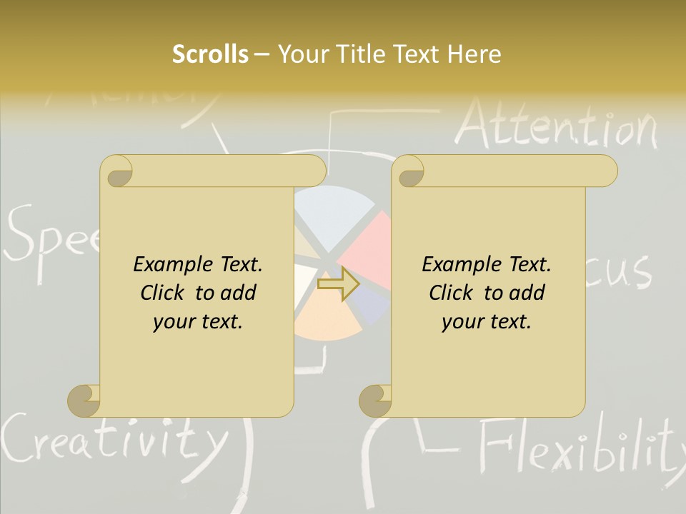 Blackboard Attention Analysis PowerPoint Template