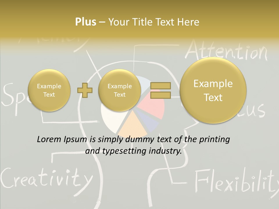 Blackboard Attention Analysis PowerPoint Template