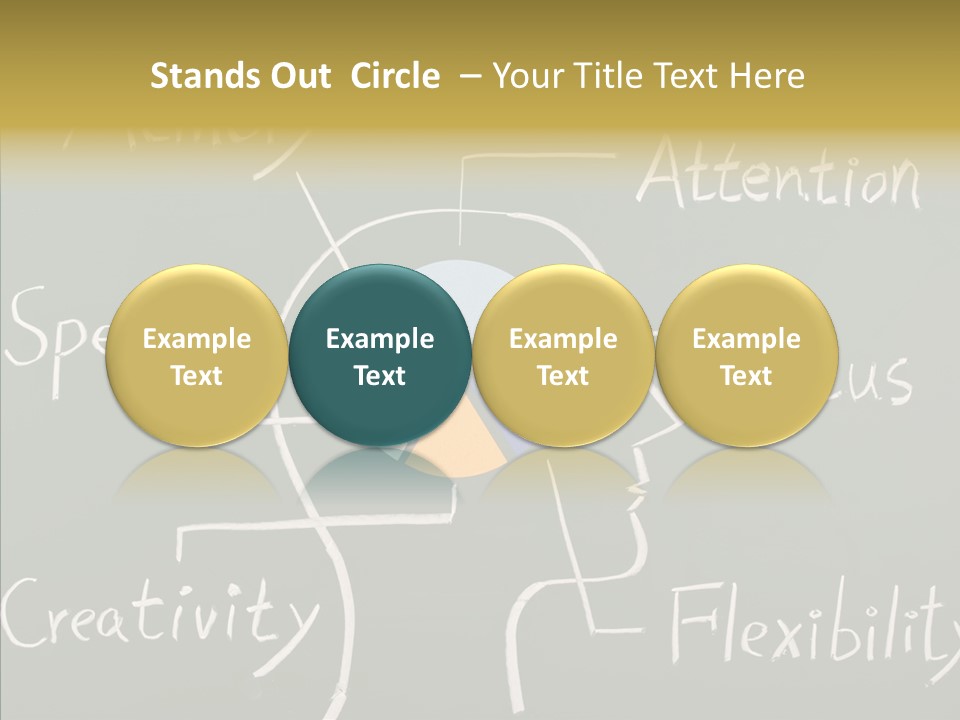 Blackboard Attention Analysis PowerPoint Template