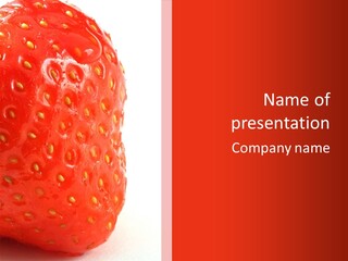 Wet Seeds Appetizing PowerPoint Template