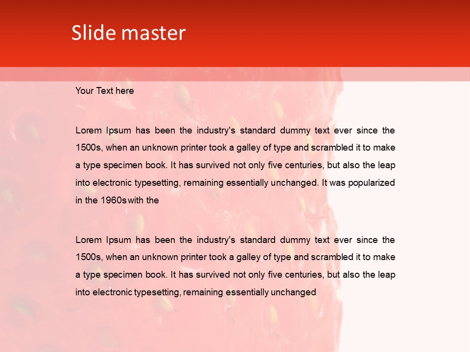 Wet Seeds Appetizing PowerPoint Template